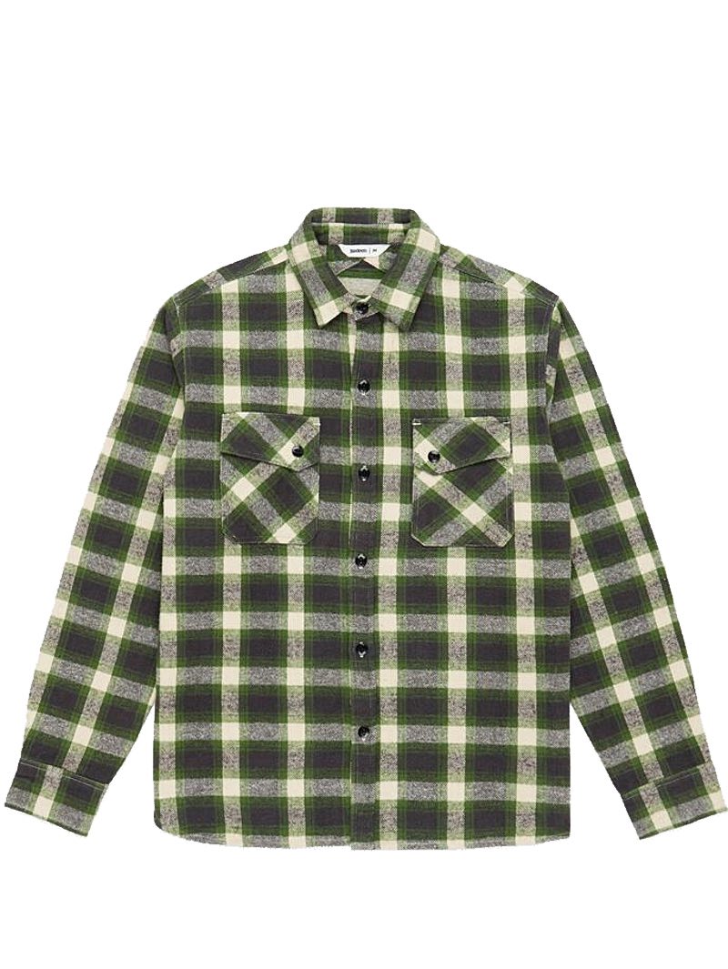 3sixteen Emerald Crosscut Shaggy Check Shirt