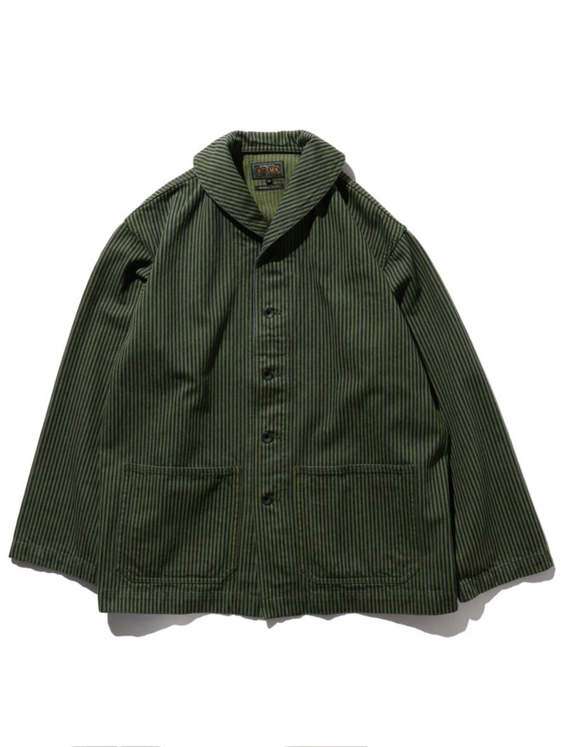 Beams Plus MIL Shawl Jacket Color Hickory Olive