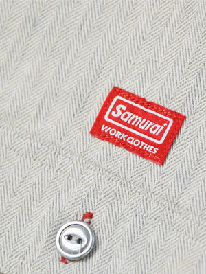 Samurai Jeans Shawl Collar Shirt