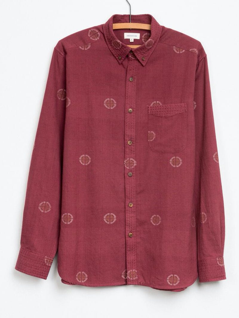 Umber & Ochre Pomegranate shirt