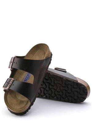 Birkenstock Arizona 55234  Soft Footbed Amalfi Testa Di Moro Leather