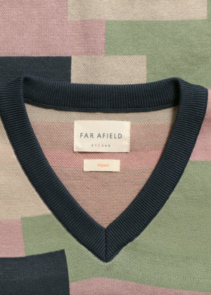 Far Afield Pinto Vest Knit Patchwork