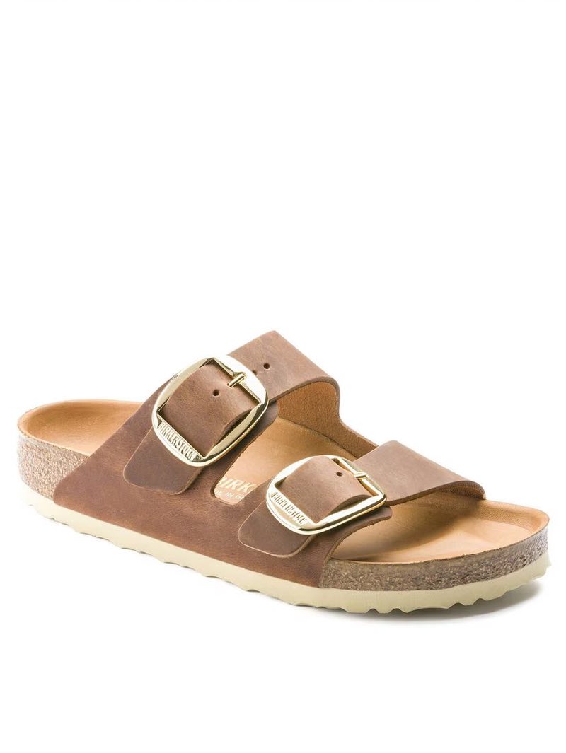 Birkenstock Arizona 1011072 Big Buckle Cognac Oiled Leather