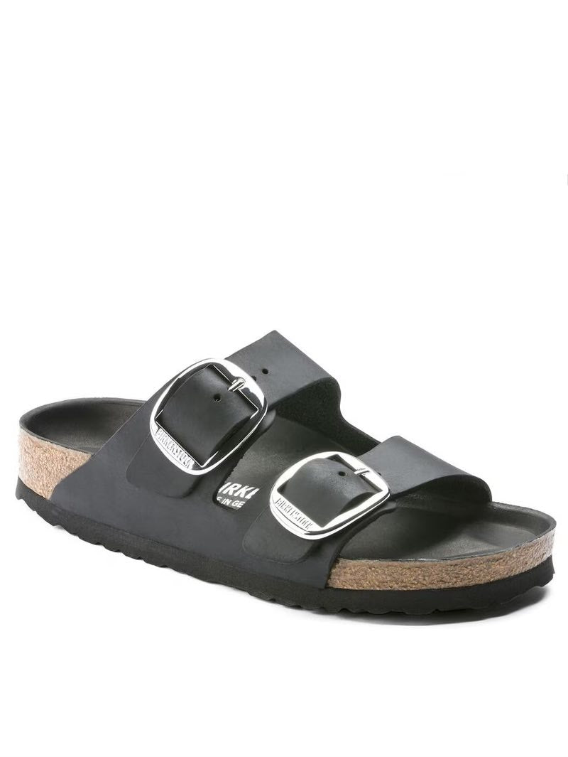 Birkenstock Arizona 1011074 Big Buckle Black Oiled Leather