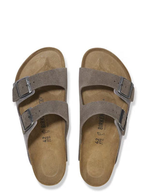 Birkenstock 1029159 Arizona Mixed Leather Concrete Gray