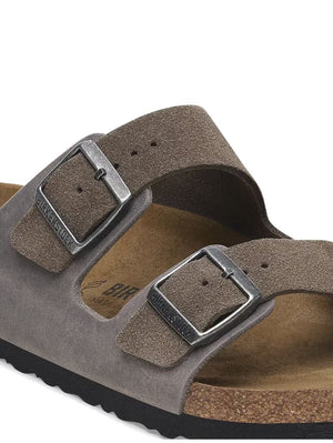 Birkenstock 1029159 Arizona Mixed Leather Concrete Gray