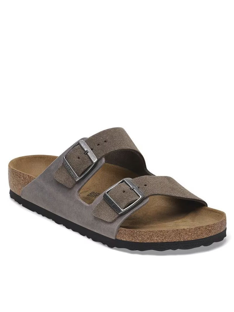 Birkenstock 1029159 Arizona Mixed Leather Concrete Gray