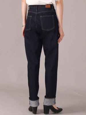 Japan Blue Women's 12.5oz Stretch Ladies High waist Straight