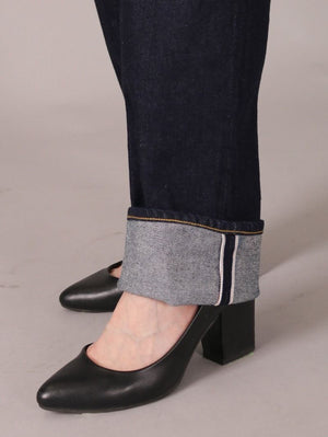 Japan Blue Women's 12.5oz Stretch Ladies High waist Straight