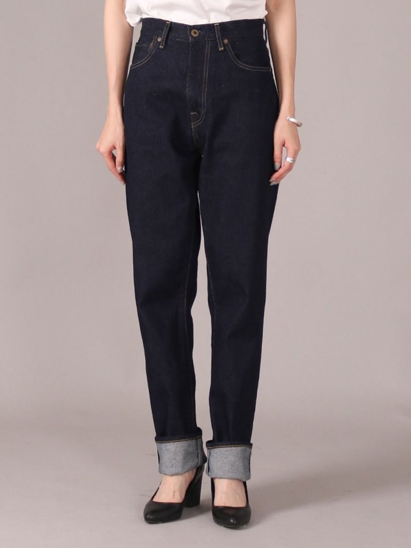 Japan Blue Women's 12.5oz Stretch Ladies High waist Straight