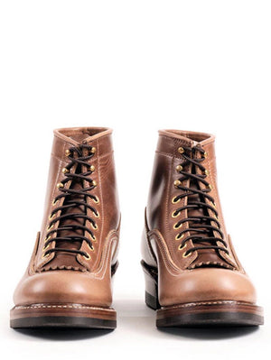 John Lofgren Natural Donkey Puncher Boots Horween CXL