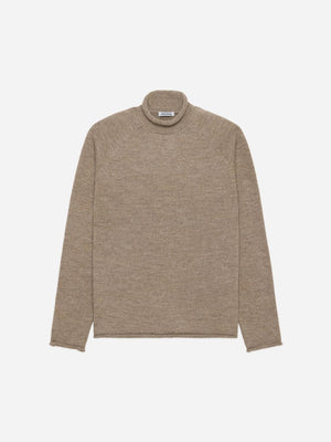 3sixteen Sandstone Baby Alpaca Roll Neck Sweater