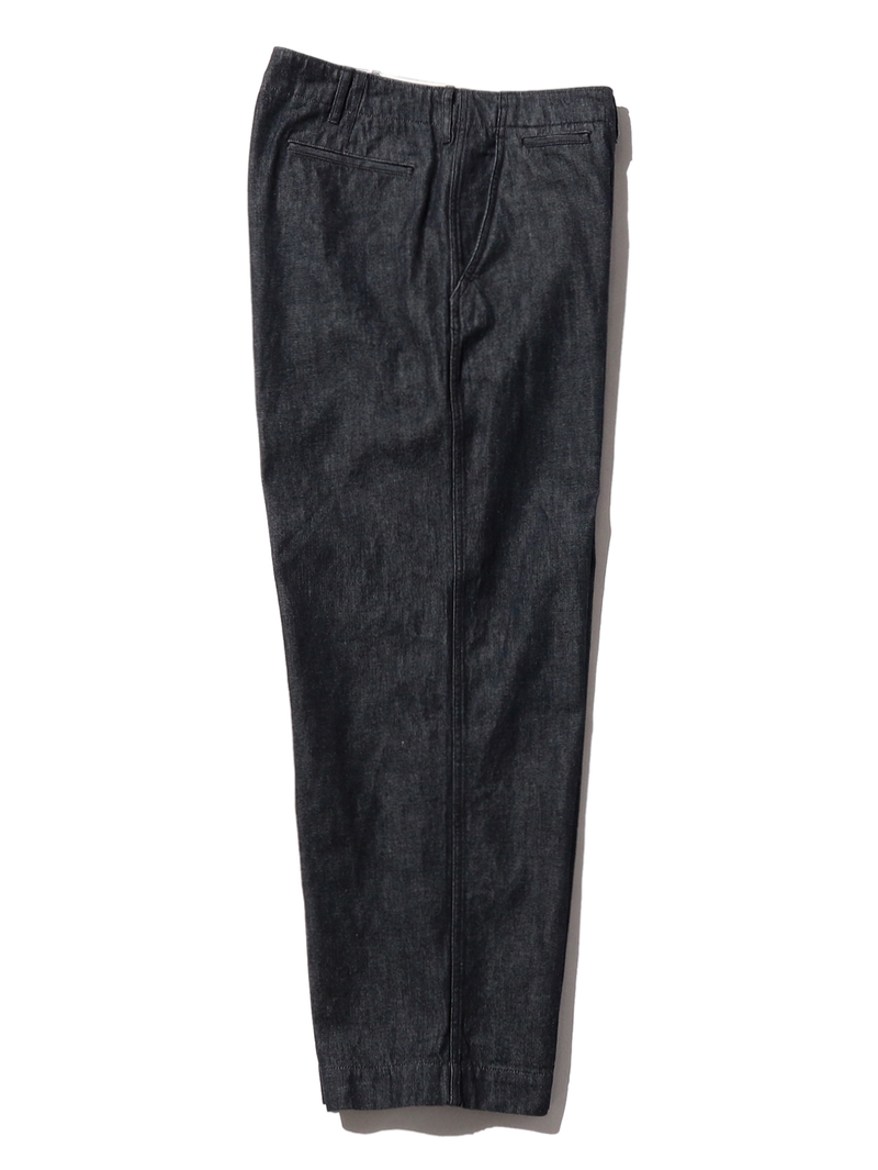 Beams Plus One Wash MIL Trousers Denim Double Dye