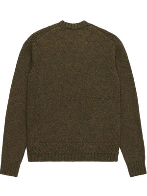 3sixteen Alpaca Crewneck Sweater Olive