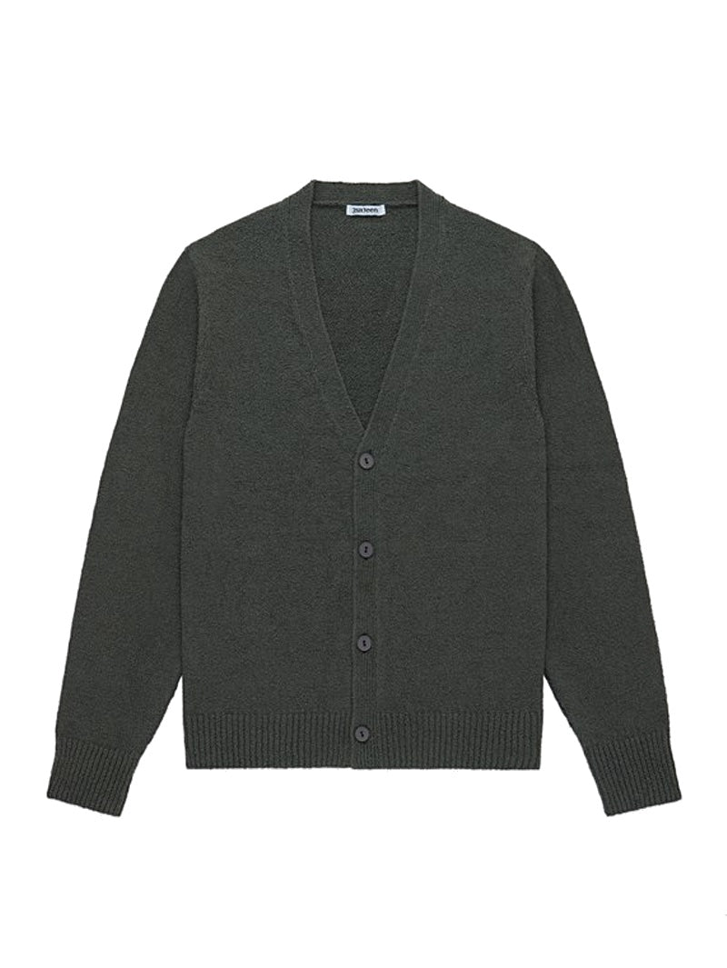 3sixteen Olive Boucle Classic Cardigan