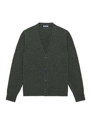 3sixteen Olive Boucle Classic Cardigan