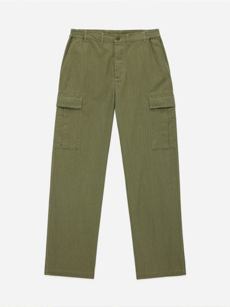 3sixteen Olive Cargo Pants Herringbone HBT