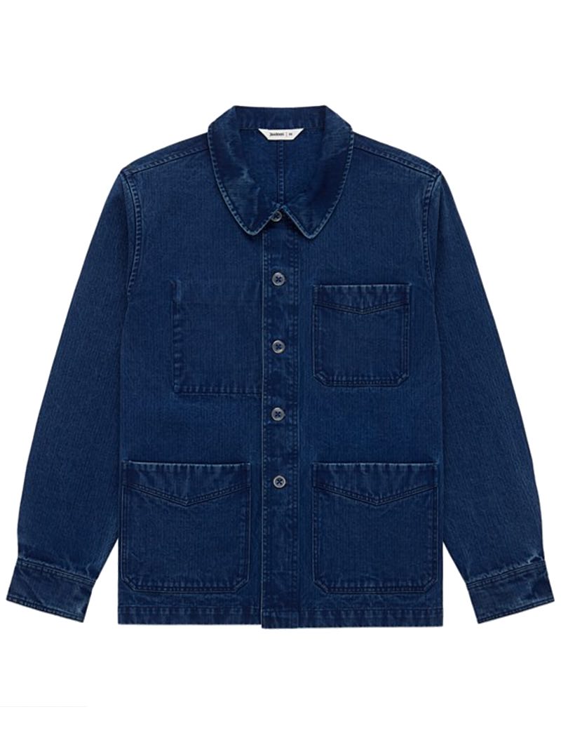 3sixteen French Work Jacket Indigo HBT