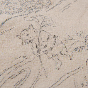Studio D'Artisan Ivory Choju-giga Open Shirt [5736]