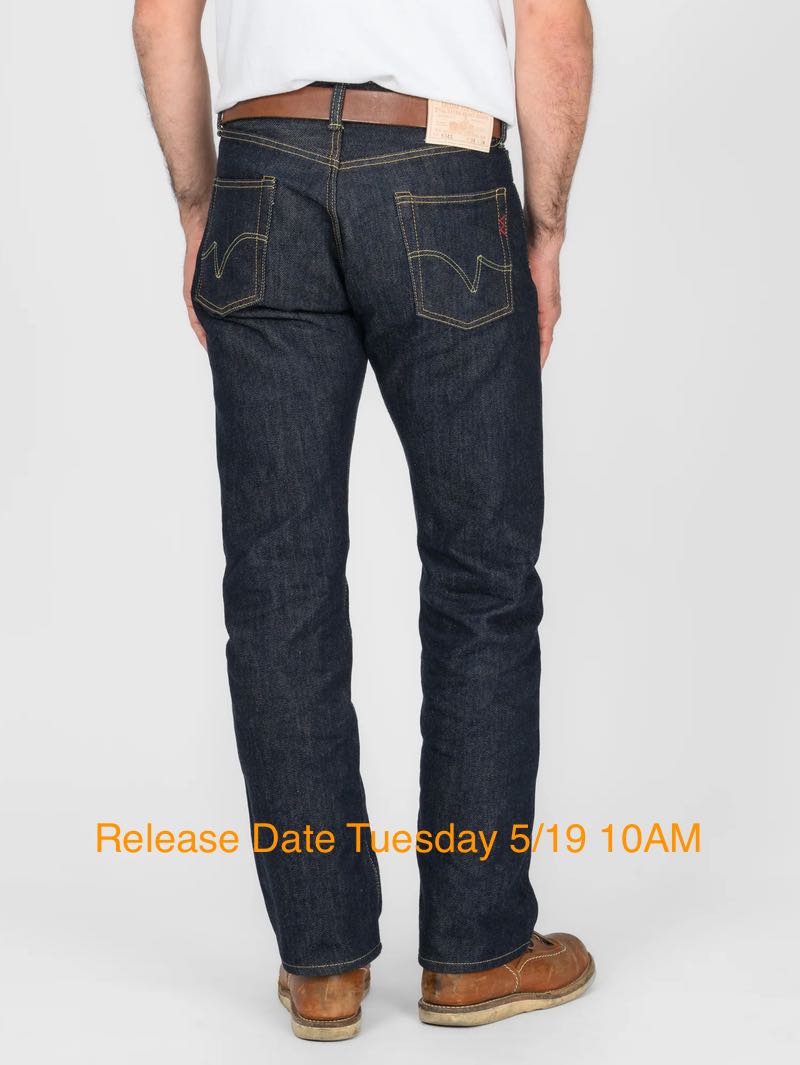 Iron Heart Denim IH-634S 21oz Selvedge Denim Straight Cut Jeans Indigo