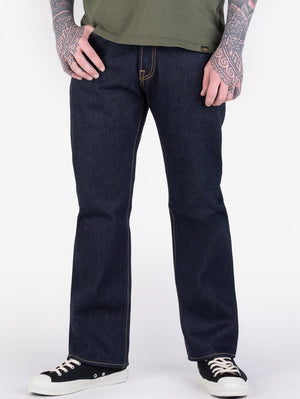 Iron Heart Denim IH-634S-UHR 21/23oz Raw Indigo Selvedge Denim Straight Cut