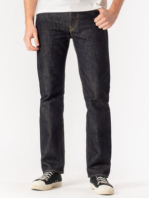 Iron Heart IH-666S-21  21oz Selvedge Denim Slim Straight Cut Jeans - Indigo