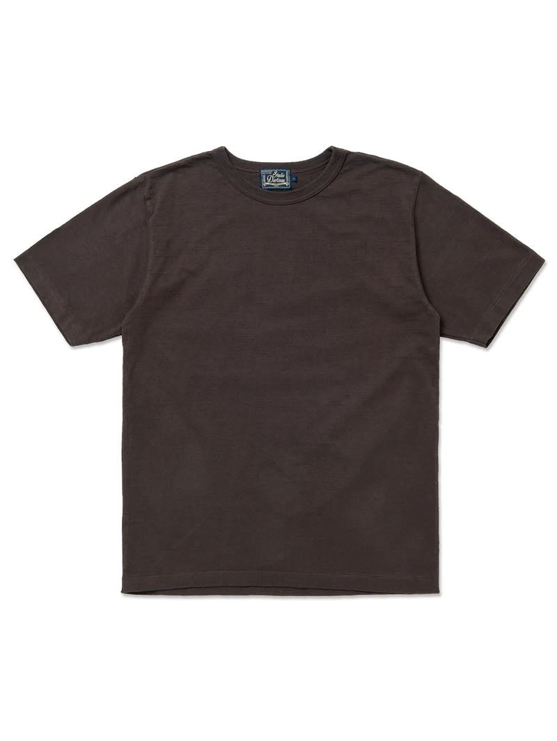 Studio D'Artisan Charcoal Black 8204 Ishikawadai Small Size Knit Jersey T-Shirt