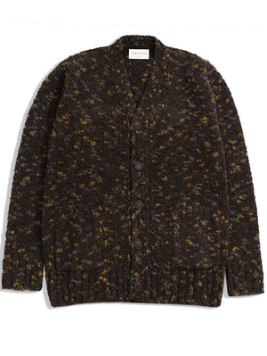 Far Afield Brown Multi BUCKLEY CARDIGAN - BOUCLE