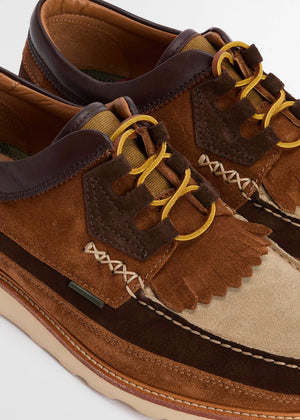 Barbour Men's Dark Brown Grindon Moccasin Shoes