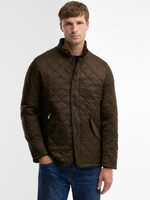 Barbour Olive Flyweight Chelsea Quilted Jacket