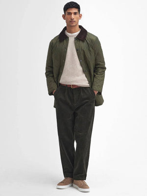 Barbour Olive Heritage Liddesdale Quilted Jacket