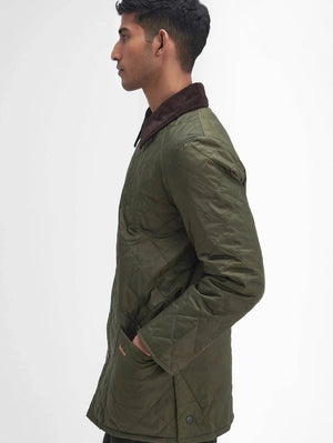 Barbour Olive Heritage Liddesdale Quilted Jacket