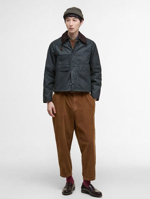 Barbour Sage Spey Waxed Jacket