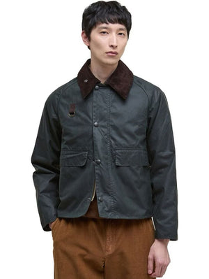 Barbour Sage Spey Waxed Jacket