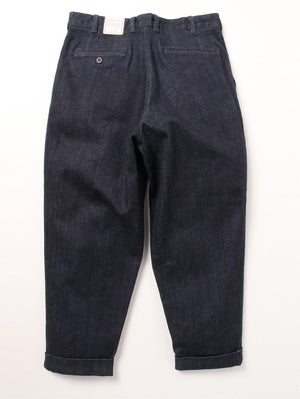 Beams Plus 2 Pleats Tapered Denim