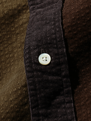 Beams Plus B.D. Corduroy Panel Shirt