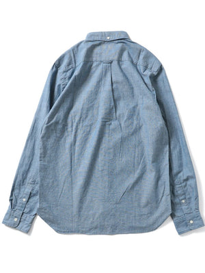 Beams Plus Button Down Chambray Shirt