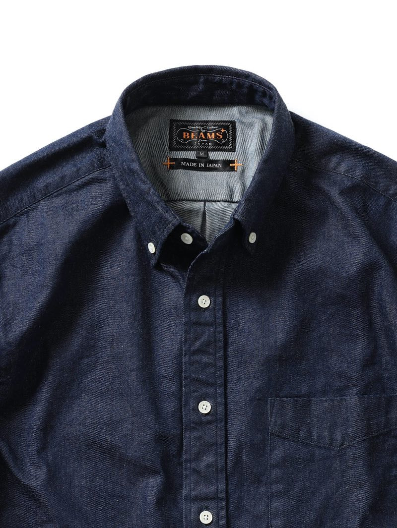Beams Plus Button Down Denim Shirt