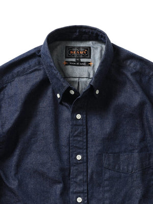Beams Plus Button Down Denim Shirt