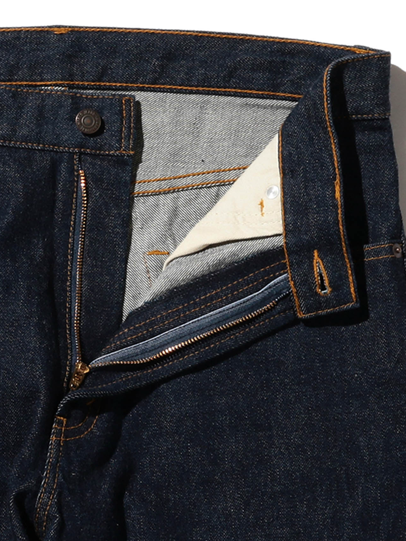 Beams Plus Indigo 5 Pocket Wide Denim