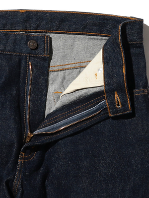 Beams Plus Indigo 5 Pocket Wide Denim