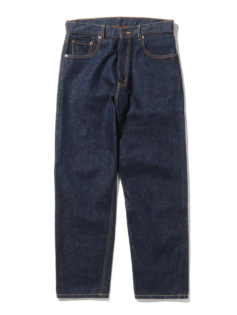 Beams Plus Indigo 5 Pocket Wide Denim