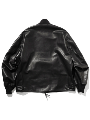 Beams Plus MIL Flight Jacket Leather Black