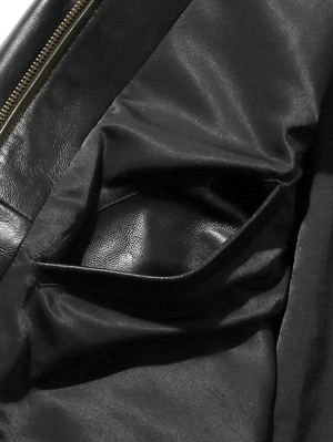 Beams Plus MIL Flight Jacket Leather Black