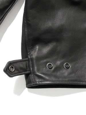 Beams Plus MIL Flight Jacket Leather Black