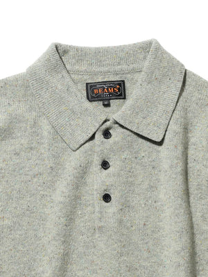 Beams Plus Mint Knit Polo Nep 9G Shirt