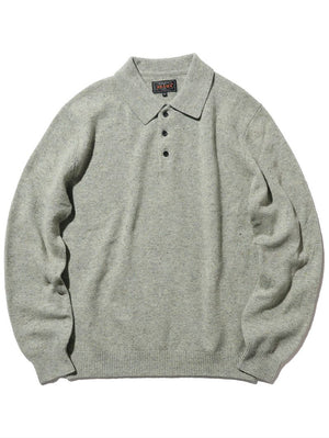Beams Plus Mint Knit Polo Nep 9G Shirt