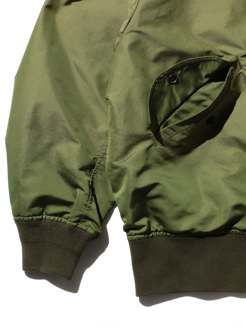 Beams Plus Olive MIL Flight Jacket Iridescent Twill