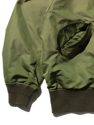 Beams Plus Olive MIL Flight Jacket Iridescent Twill