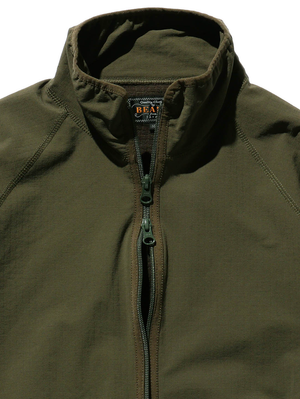 Beams Plus Olive MIL Liner Jersey Back Fleece